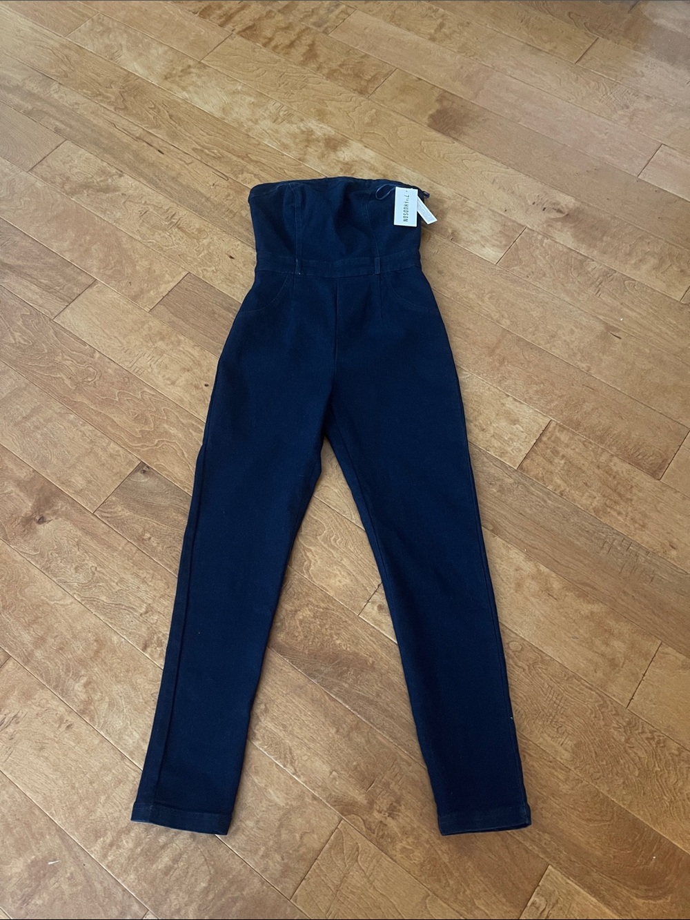 NWT Strapless Black Jumpsuit